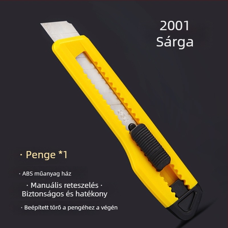 Rozsdamentes acélból készült általános kés pengéi; tapétavágó; csomagoló kés; kis kés; műanyag papírvágó