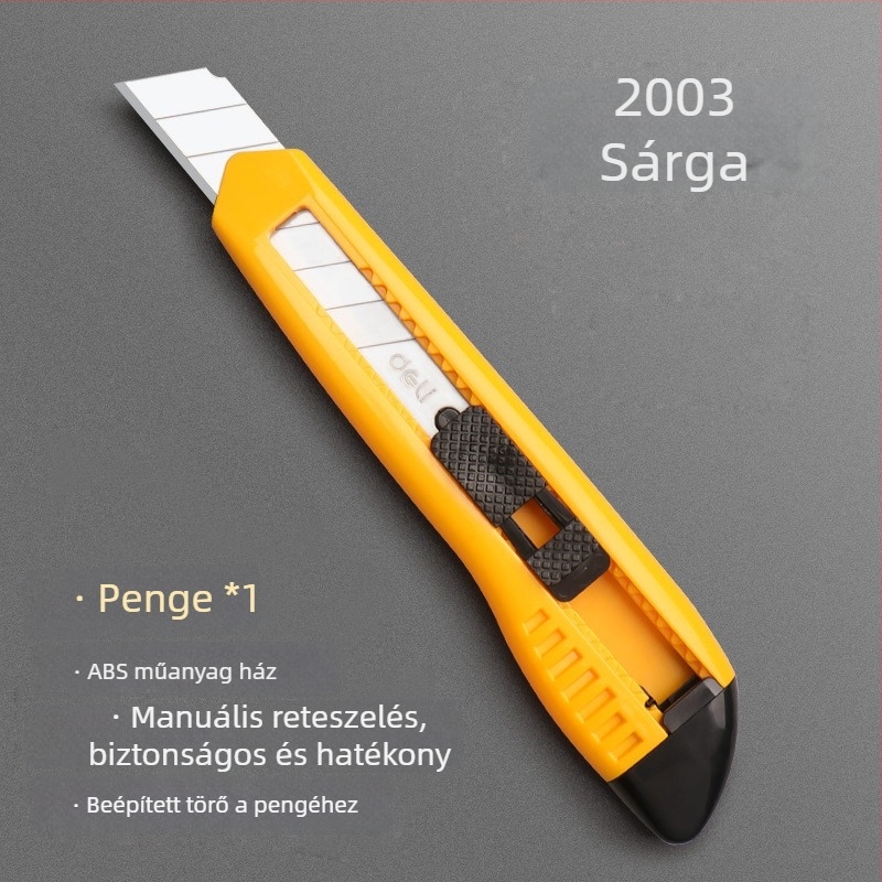 Rozsdamentes acélból készült általános kés pengéi; tapétavágó; csomagoló kés; kis kés; műanyag papírvágó