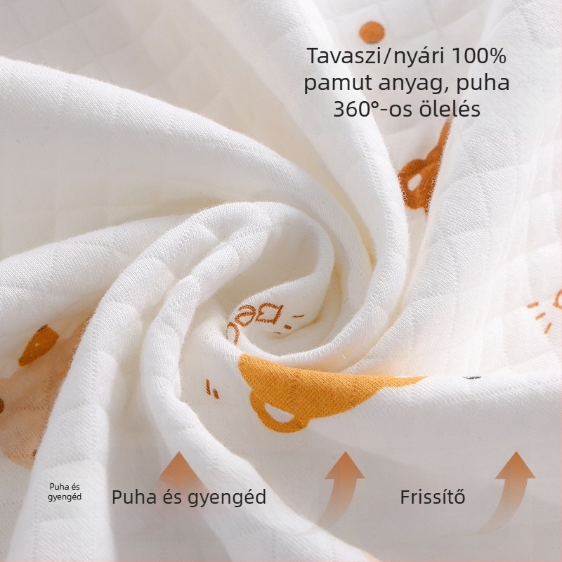 Személyre szabott újszülött körbefogó kendő 100% pamutból, A-osztályú anyai-baba gondozáshoz, tavasz-ősz, ébresztés elleni védelem