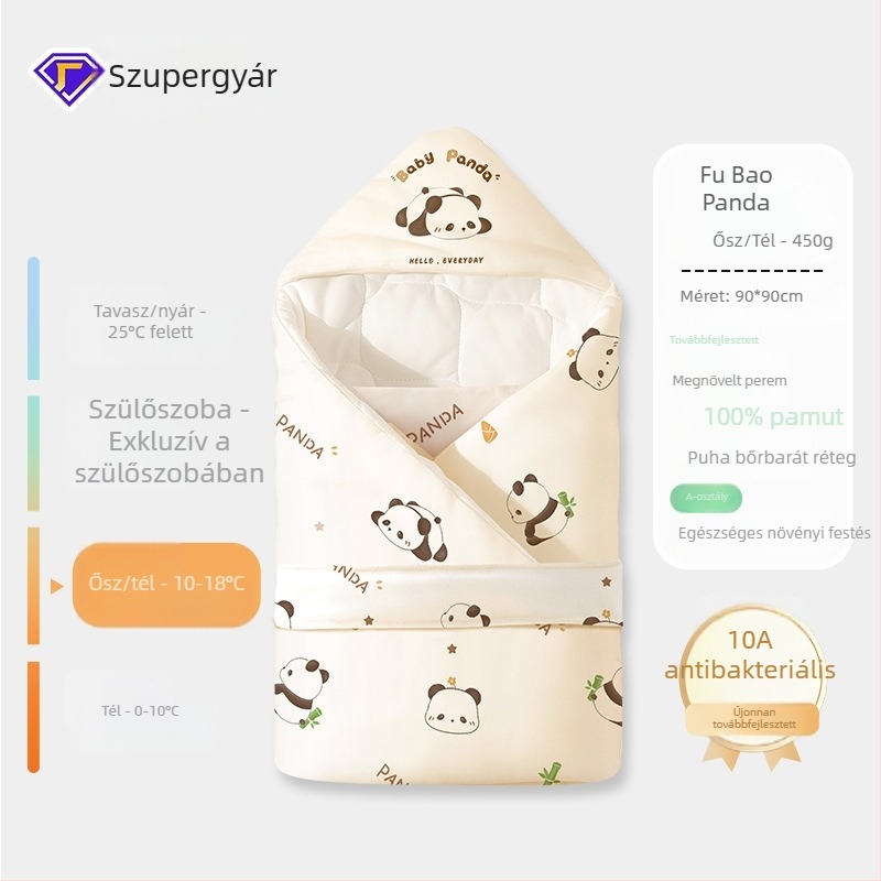 Személyre szabott újszülött körbefogó kendő 100% pamutból, A-osztályú anyai-baba gondozáshoz, tavasz-ősz, ébresztés elleni védelem