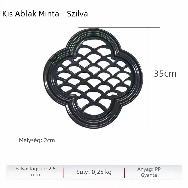 Mini integrált antik ereszcserep falidísz gyantából, új kínai stílusban, nappali és étkező számára, Huipai stílus
