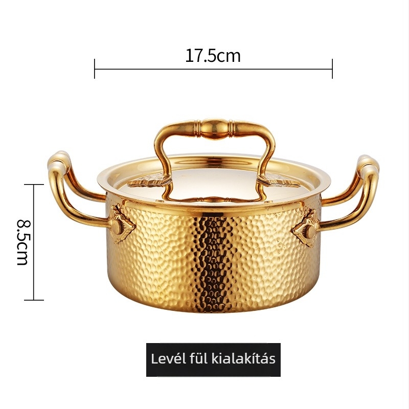 Kiemelkedően minőségi egyszemélyes hot pot 304 rozsdamentes acélból gáztűzhellyel szállodák és éttermek számára