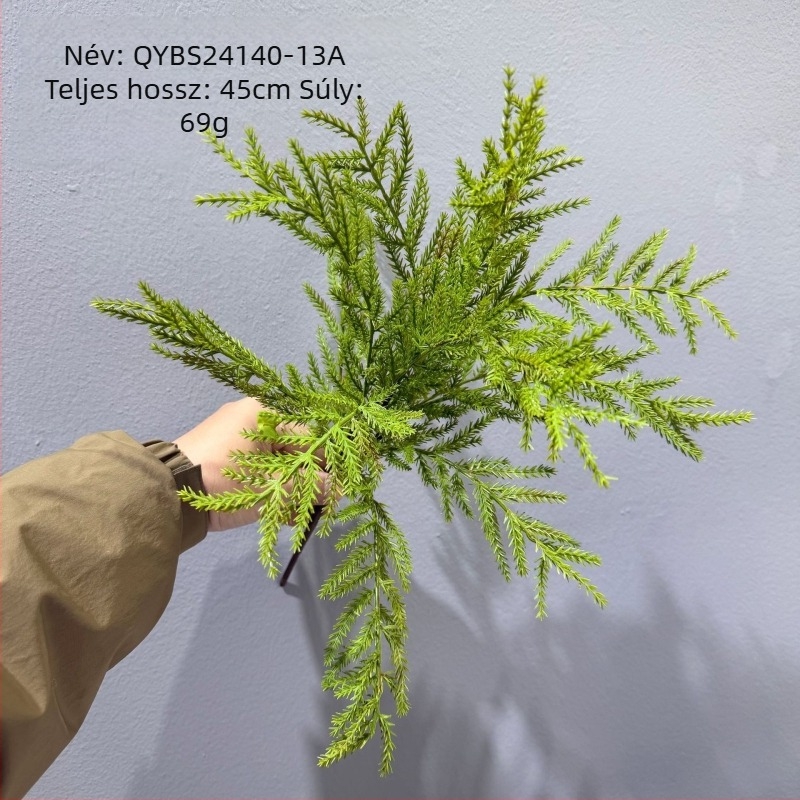 Mesterséges páfrányok és gyógynövények dekorációhoz, kidney fern, Persian fern, rozmaring és asparagus fern