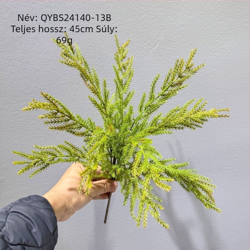 Mesterséges páfrányok és gyógynövények dekorációhoz, kidney fern, Persian fern, rozmaring és asparagus fern