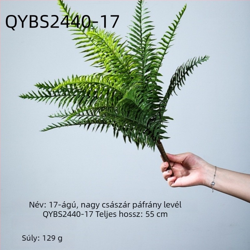 Mesterséges páfrányok és gyógynövények dekorációhoz, kidney fern, Persian fern, rozmaring és asparagus fern