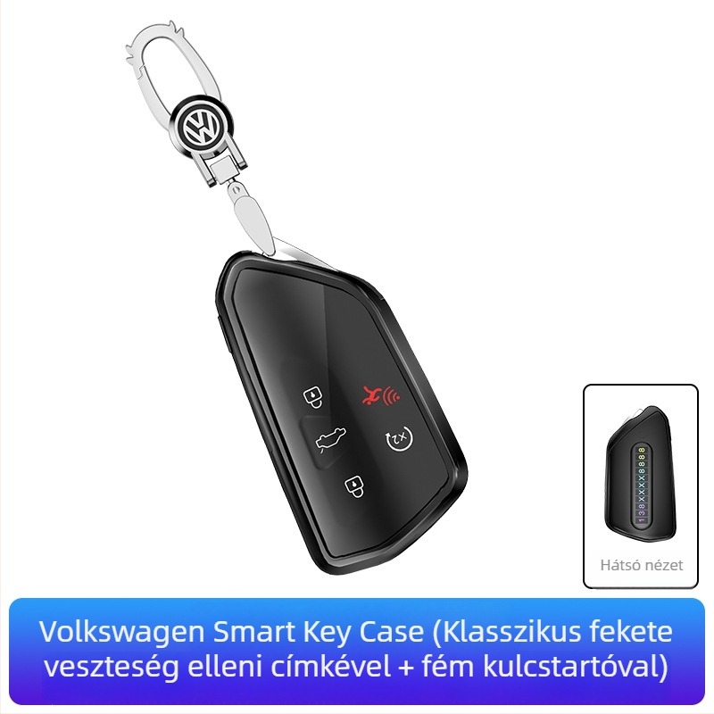 VW kulcstartó TPU tok — kompatibil Golf, Sagitar, Tiguan, Lavida, Bora, Polo, Teramont és Lingdu modellekhez — etnikus dizájn