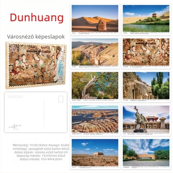 Tájkép postai képeslapok: West Lake, Potala-palota, Nagy Fal, Jiuzhaigou, Yanji, Mohe, Hebei, Hainan