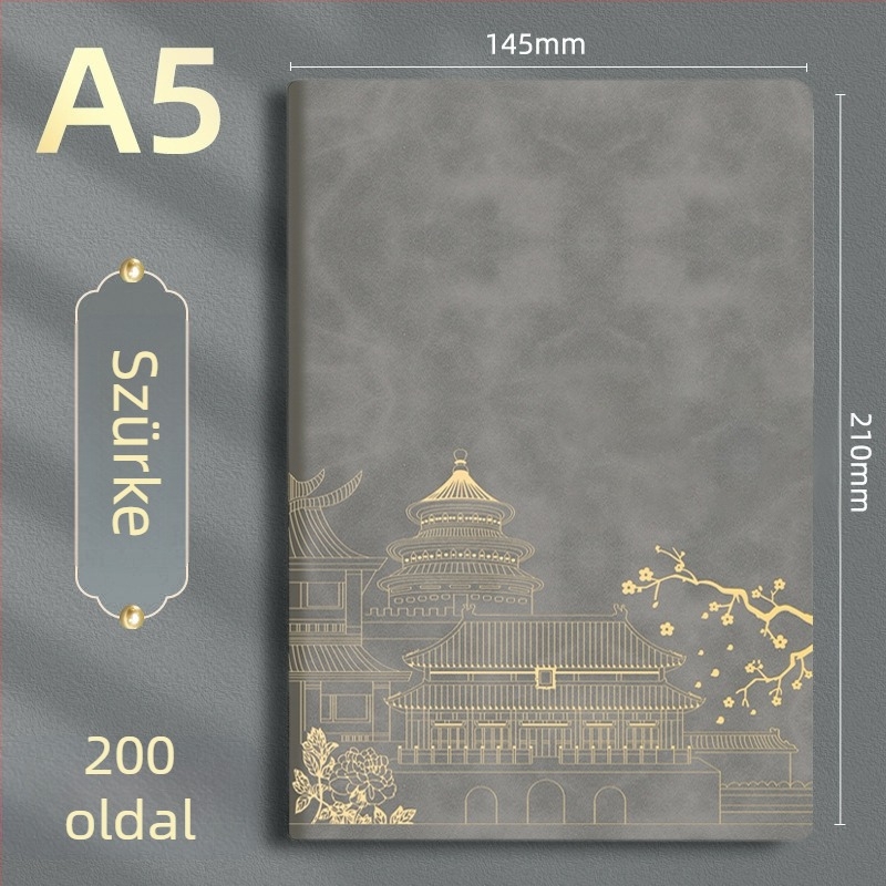 A5 notesz készlet – luxus notesz és toll, logó testreszabás, hordozható