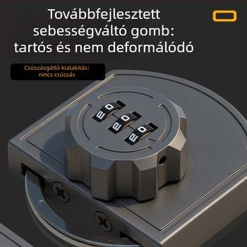 Fúrás nélküli fiókzár tolóajtókhoz, dupla ajtózár, toló- és húzózár, bútordarabok tárolására