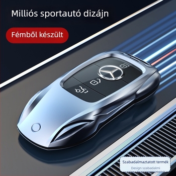 Mercedes-Benz kulcsvédő cinkötvözetből – védőhéj E300L, C260L, GLC, A200, C200, GLE számára