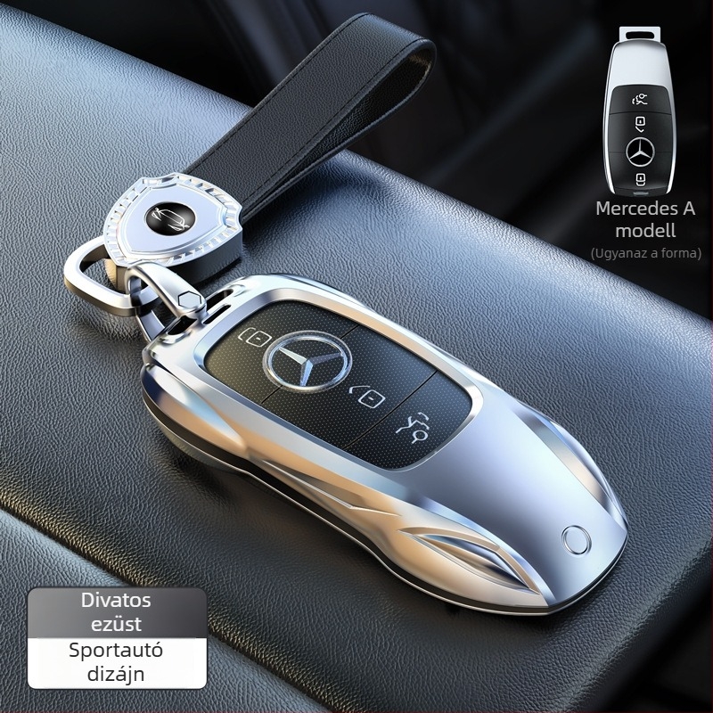 Mercedes-Benz kulcsvédő cinkötvözetből – védőhéj E300L, C260L, GLC, A200, C200, GLE számára