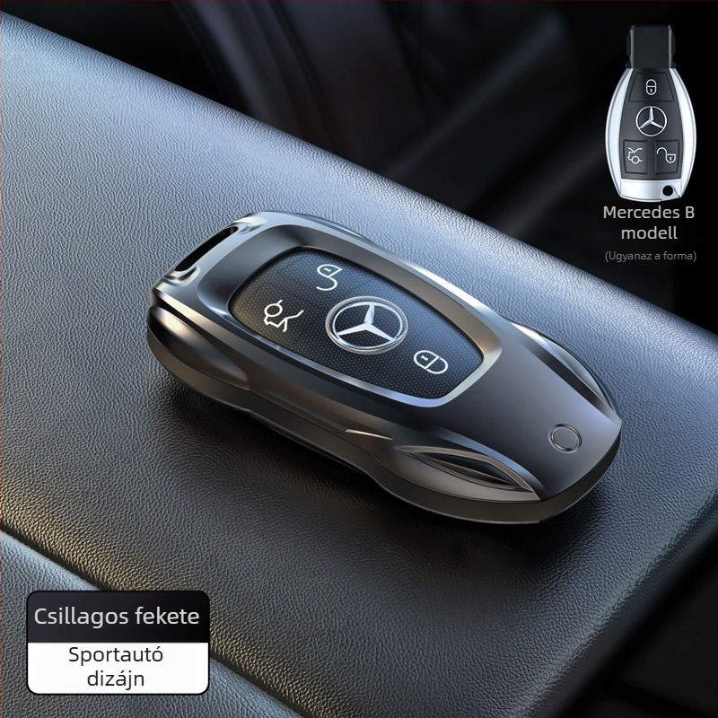 Mercedes-Benz kulcsvédő cinkötvözetből – védőhéj E300L, C260L, GLC, A200, C200, GLE számára