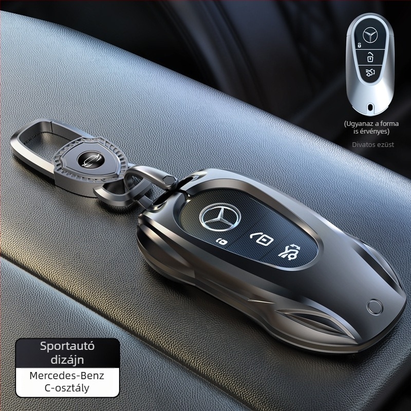 Mercedes-Benz kulcsvédő cinkötvözetből – védőhéj E300L, C260L, GLC, A200, C200, GLE számára