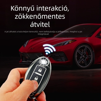 14. generációs Nissan Sylphy kulcs tok – TPU, elektroplátolt díszítés, trend belső autós kiegészítők
