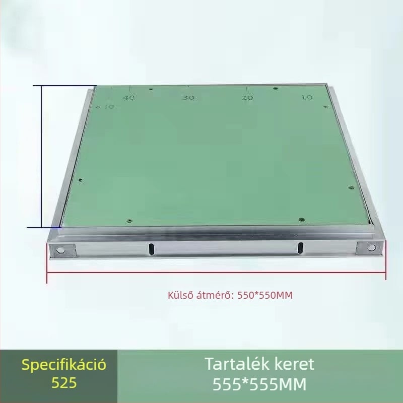 Rejtett hozzáférési panel gipszkarton mennyezethez, alumíniumötvözetből
