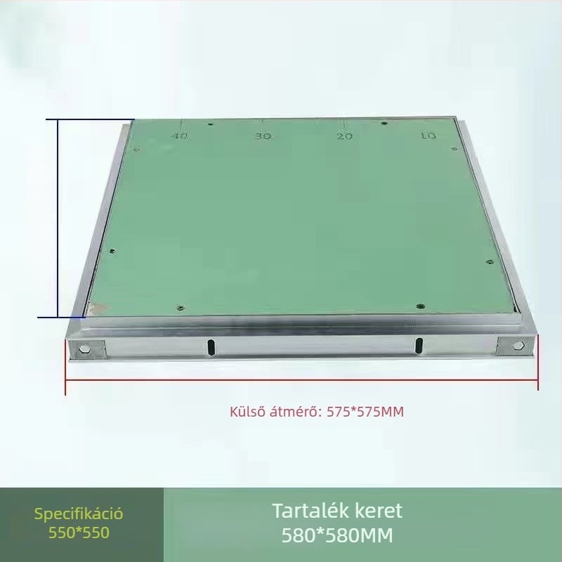 Rejtett hozzáférési panel gipszkarton mennyezethez, alumíniumötvözetből