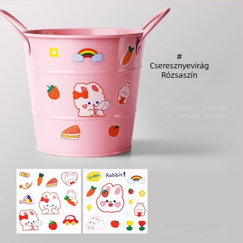 Kreatív kovácsoltvas tolltartó nagy kapacitással, íróasztalra tervezett szervező, minimalist dizájn