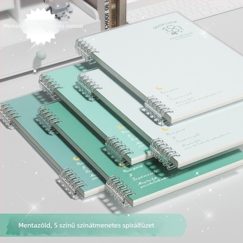 Kivehető B5-ös méretű notesz, egyszerű és elegáns egyetemistáknak és középiskolásoknak