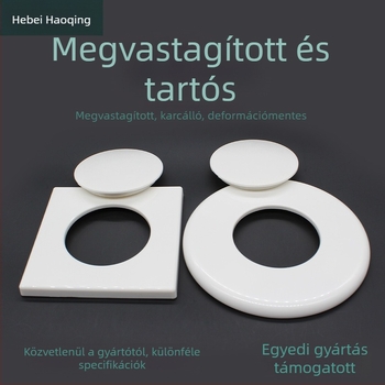 Dekoratív falnyílásfedél, négyzet alakú fedél TV- és klímakábelekhez