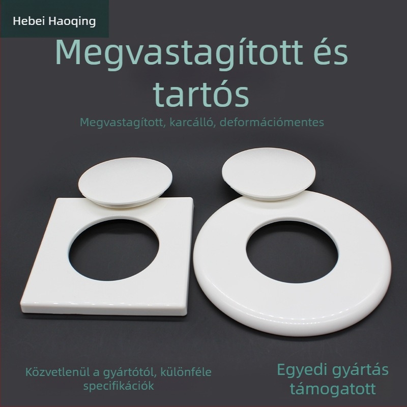 Dekoratív falnyílásfedél, négyzet alakú fedél TV- és klímakábelekhez
