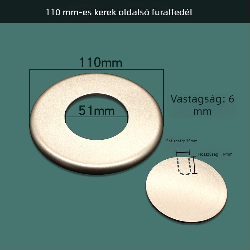 Dekoratív falnyílásfedél, négyzet alakú fedél TV- és klímakábelekhez