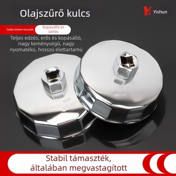 Sapka típusú olajszűrő kulcs, szűrő eltávolítás és beszerelés eszköz, készlet