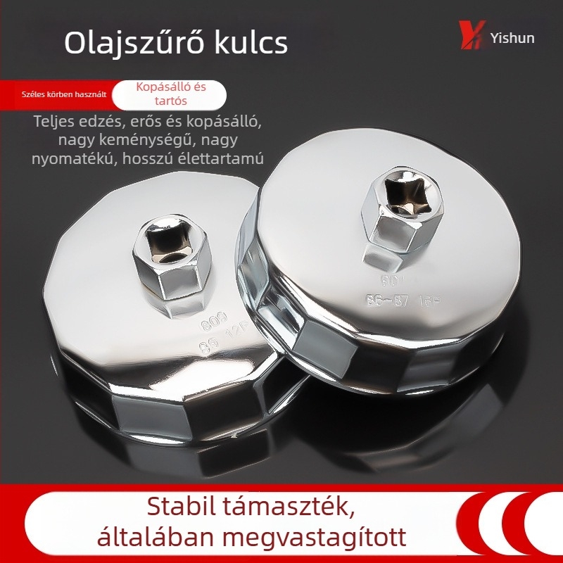Sapka típusú olajszűrő kulcs, szűrő eltávolítás és beszerelés eszköz, készlet
