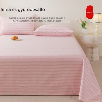Egyszemélyes ágyneműkészlet 100% pamutból: lepedő, paplanhuzat és párnahuzat, három darab