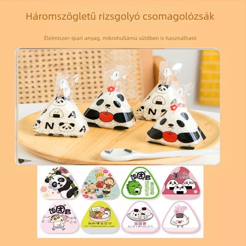 Nagy háromszög alakú onigiri forma – japán Bento stílusú rizsprés készlet