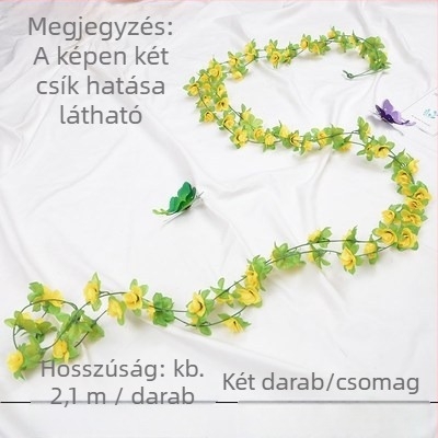 Mesterséges selyemrózsa futók esküvői dekorációhoz
