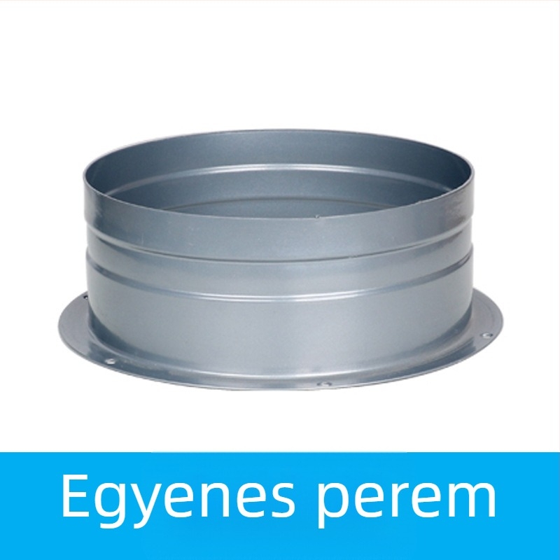 Friss levegő rendszer: galvanizált vasból készült fém flan-csatlakozó a kipufogócsőhöz, friss levegő kimenet, adapter alap négyszög-kör