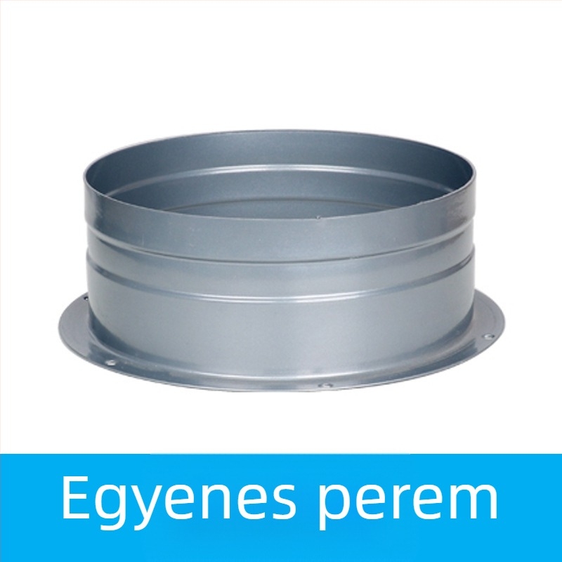 Friss levegő rendszer: galvanizált vasból készült fém flan-csatlakozó a kipufogócsőhöz, friss levegő kimenet, adapter alap négyszög-kör