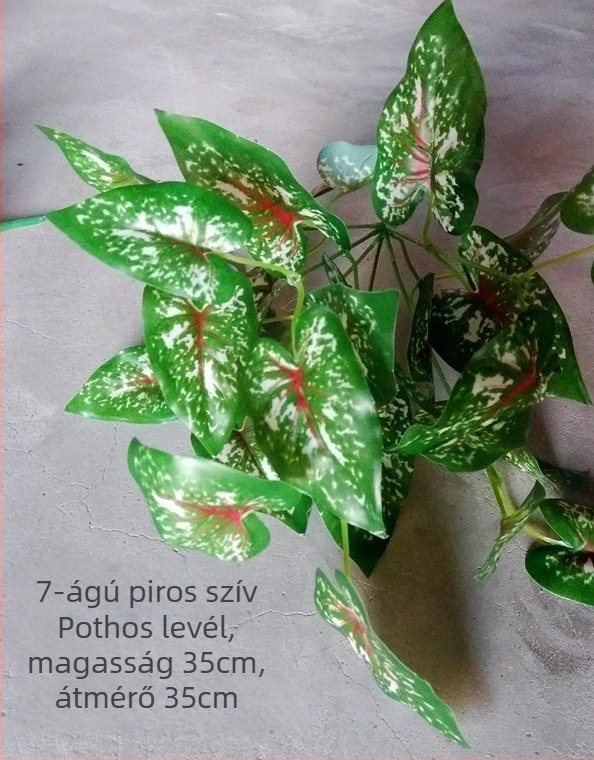 Műnövények falra és asztalra szóló dekorációhoz, műfű kiegészítők, mini bonsai, 10–30 cm magas