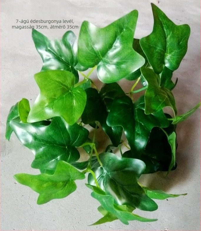 Műnövények falra és asztalra szóló dekorációhoz, műfű kiegészítők, mini bonsai, 10–30 cm magas
