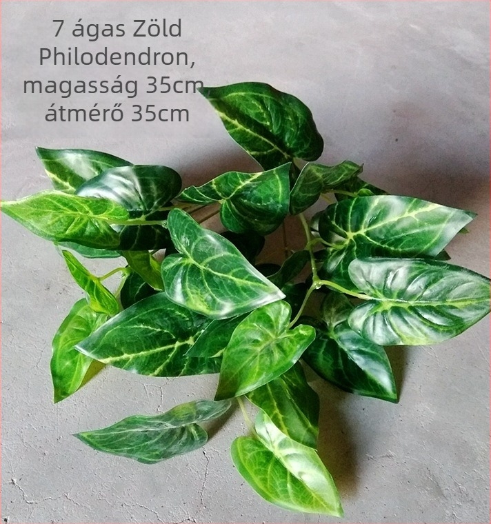 Műnövények falra és asztalra szóló dekorációhoz, műfű kiegészítők, mini bonsai, 10–30 cm magas