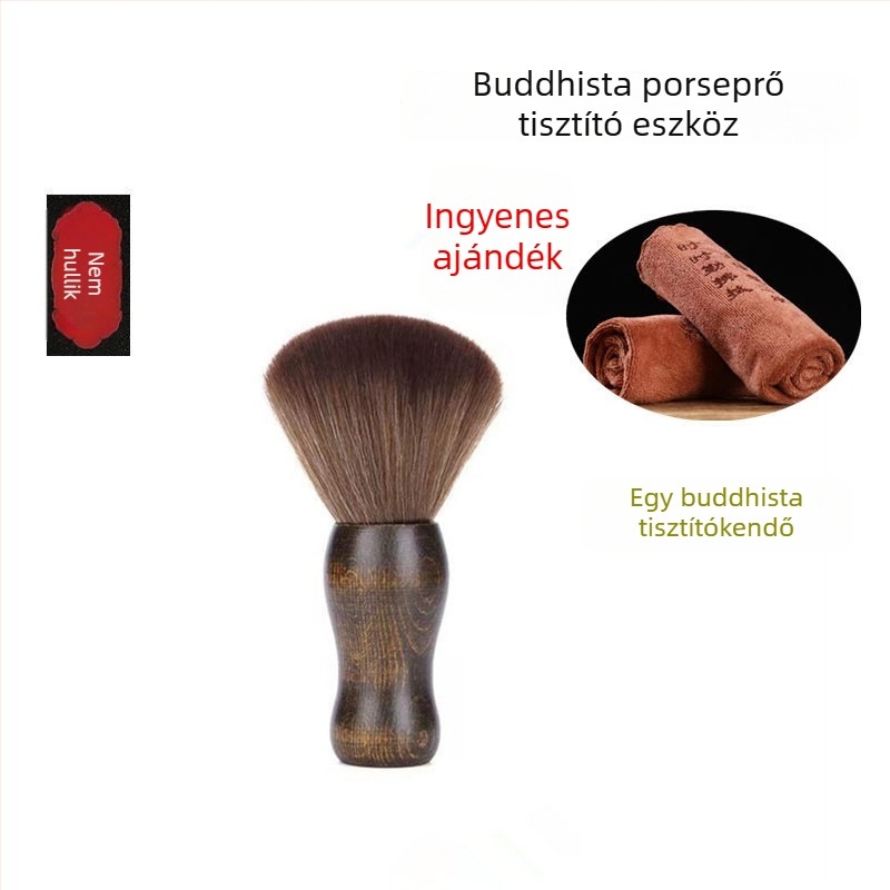 Füstölő edény tisztító eszköz Budha oltár és szobor portalanítására
