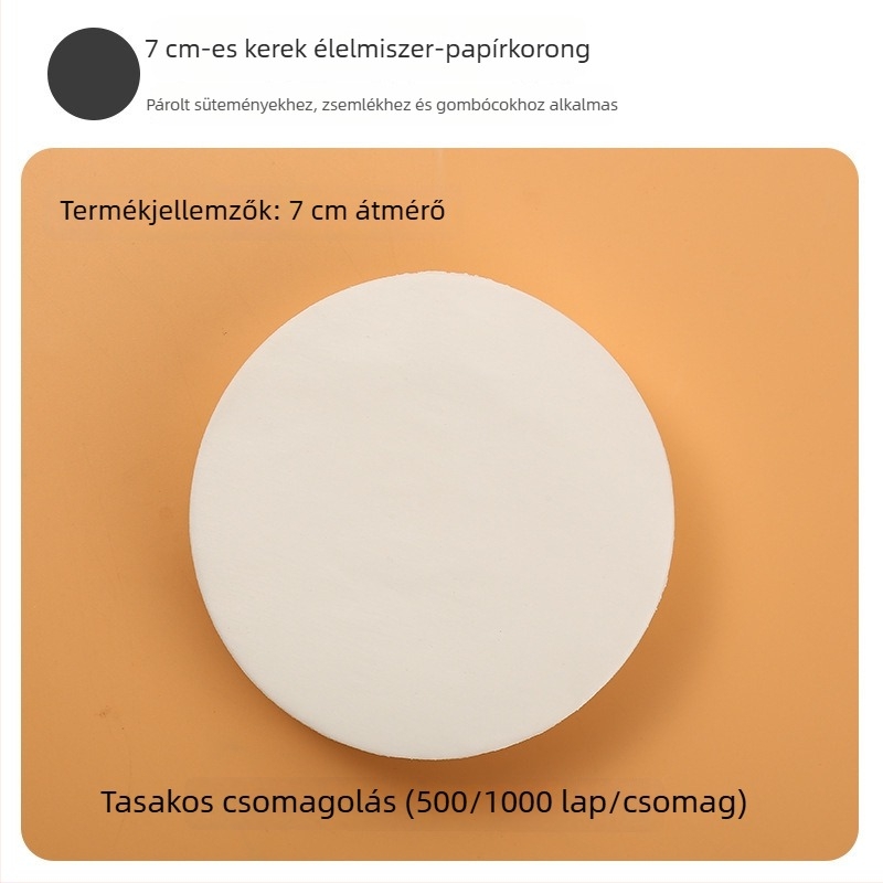 Élelmiszer-minőségű szilikon sütőpapír gőzöléshez, zsemle és sütemények számára, tapadásmentes