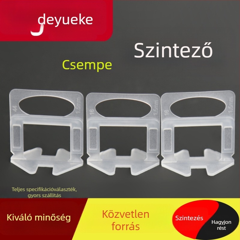 Csempe szintbeállító alapcsipesz falakhoz és padlókhoz