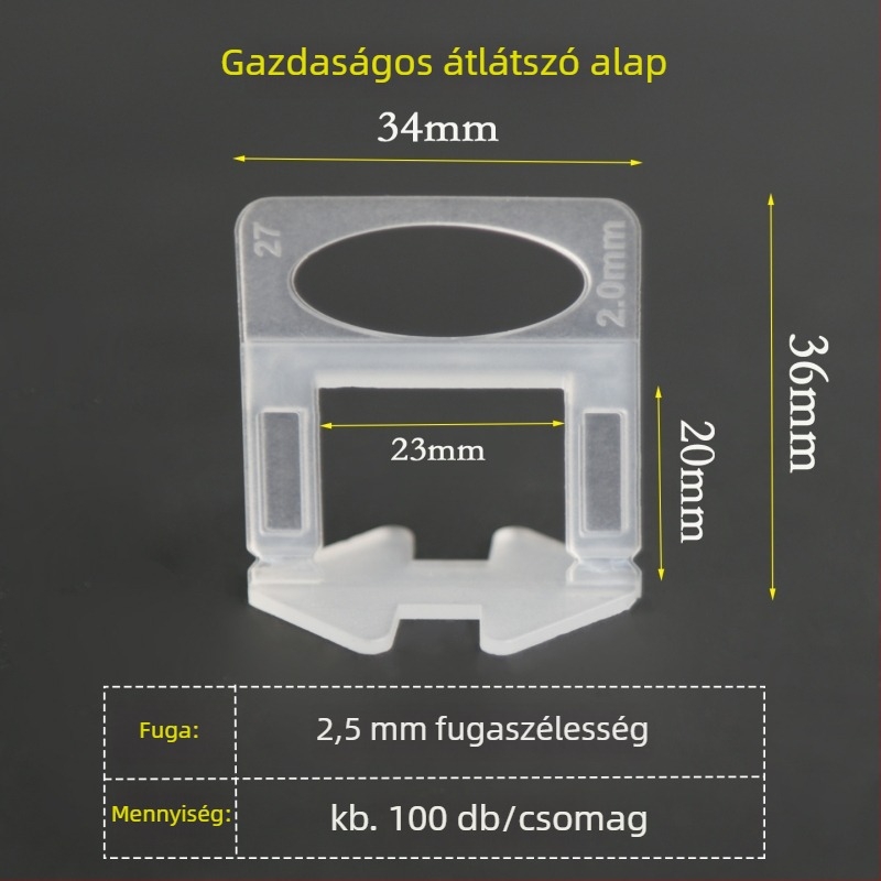 Csempe szintbeállító alapcsipesz falakhoz és padlókhoz