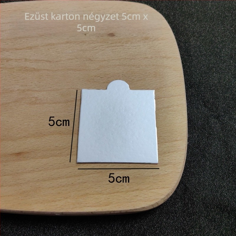 Sűrű arany mousse alapú papírtálca sütőpapírral, kis süteményekhez és desszertekhez, kerek és négyszögletes formák, 5 cm, 4 darabos készlet