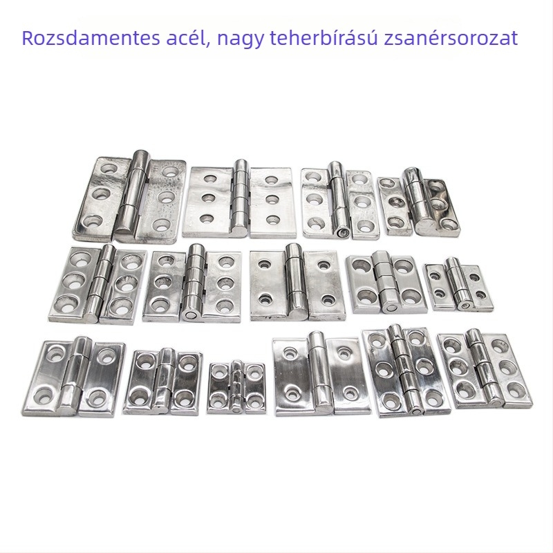 Rozsdamentes acél 304, nehéz terhelésű ajtócsukló, megvastagított ipari csukló, JL101 sorozat