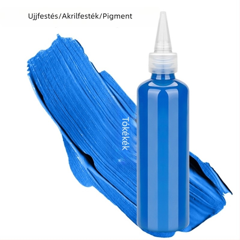 Gyerekek ujjfesték készlet 100 ml, mosható gouache, akvarell és akril festékek