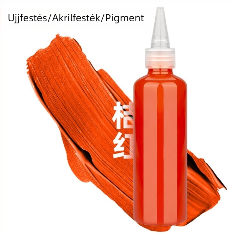 Gyerekek ujjfesték készlet 100 ml, mosható gouache, akvarell és akril festékek