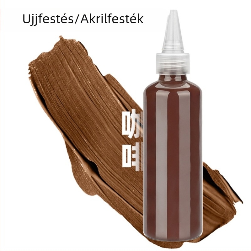 Gyerekek ujjfesték készlet 100 ml, mosható gouache, akvarell és akril festékek