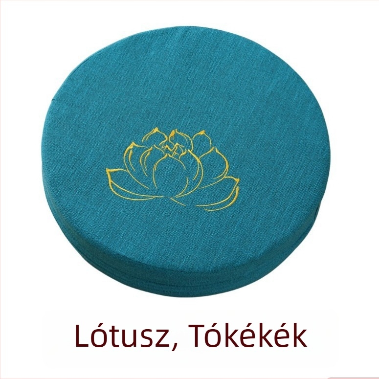 Japán stílusú len tatami párna meditációhoz és imádsához, vastagodott és mosógépben mosható