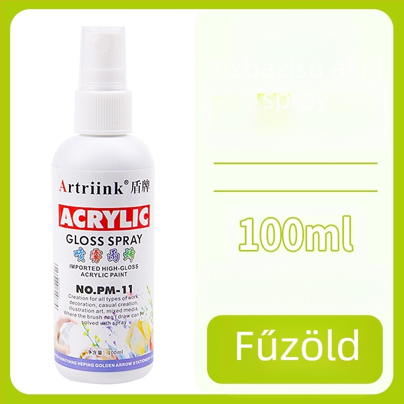 Olajfestéshez vízbázisú akril spray pigment, 100 ml, nagy kapacitás, gyerekek DIY festéséhez, környezetbarát tinta