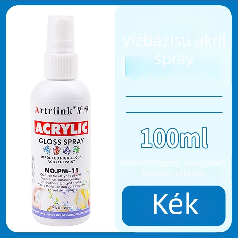 Olajfestéshez vízbázisú akril spray pigment, 100 ml, nagy kapacitás, gyerekek DIY festéséhez, környezetbarát tinta