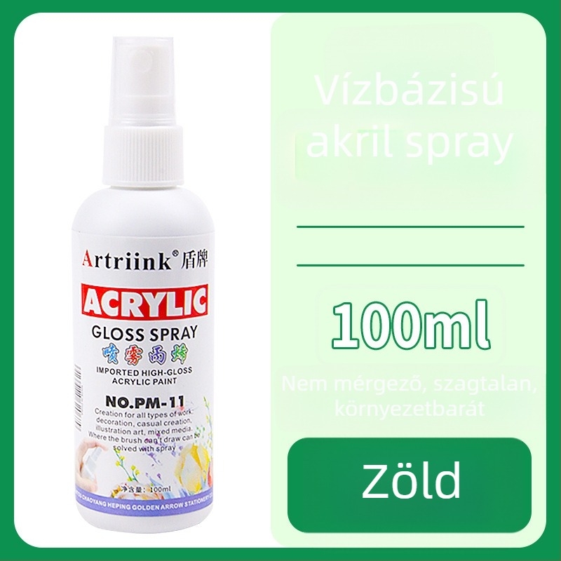 Olajfestéshez vízbázisú akril spray pigment, 100 ml, nagy kapacitás, gyerekek DIY festéséhez, környezetbarát tinta