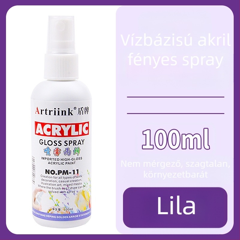 Olajfestéshez vízbázisú akril spray pigment, 100 ml, nagy kapacitás, gyerekek DIY festéséhez, környezetbarát tinta