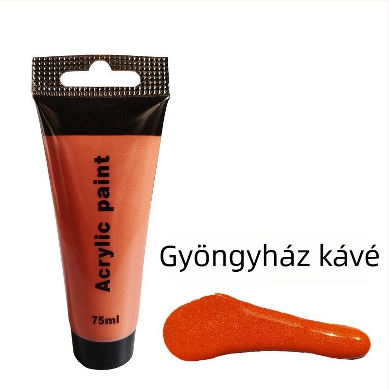 24 színű, 75 ml-es akrilfesték készlet nyomócsövekkel, DIY graffitihöz és festéshez